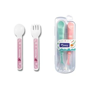 Momeasy Baby Twist Spoon and Fork 2pcs